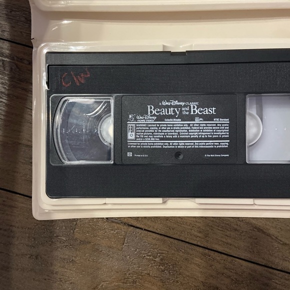 Beauty and the Beast Black Diamond Edition VHS Tape Walt Disney Rare Collector - Picture 10 of 13